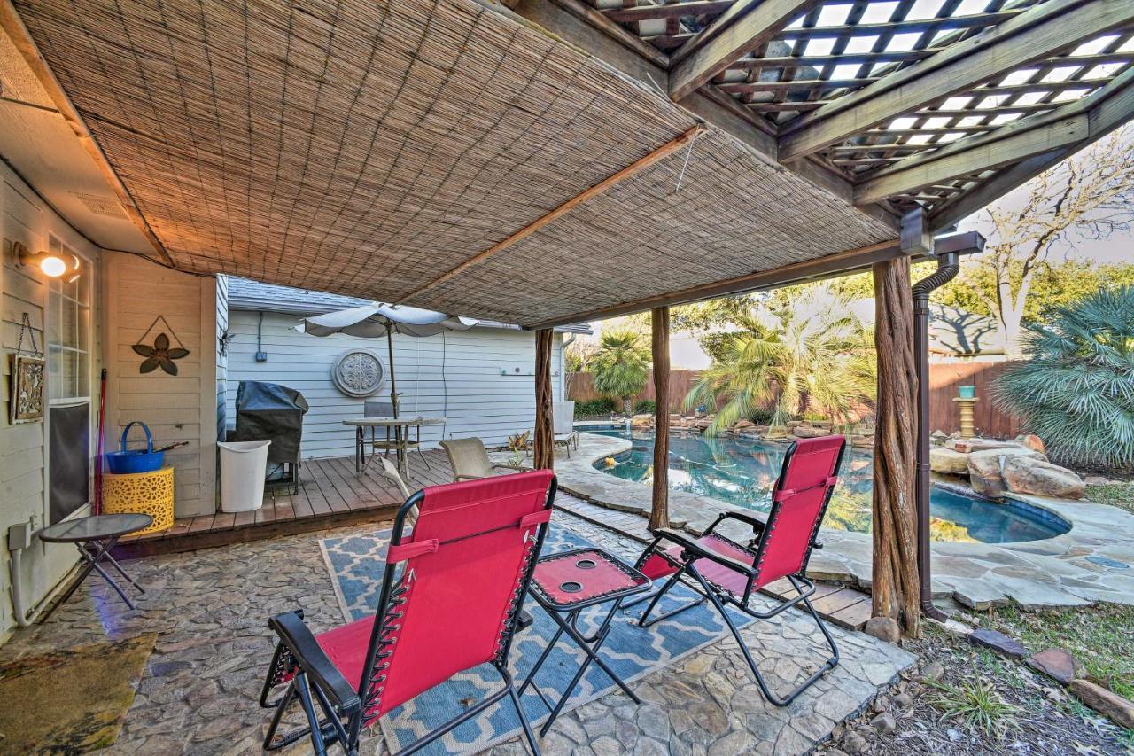 Villa Peaceful San Antonio Oasis With Private Pool And Grill Esterno foto