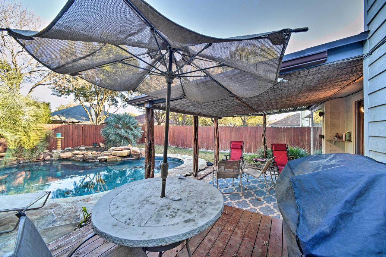 Villa Peaceful San Antonio Oasis With Private Pool And Grill Esterno foto
